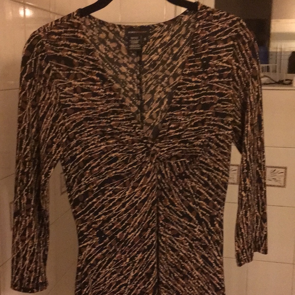 BCBG MaxAzaria multi colored dress